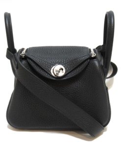 Hermès Mini Lindy Clemence Rose