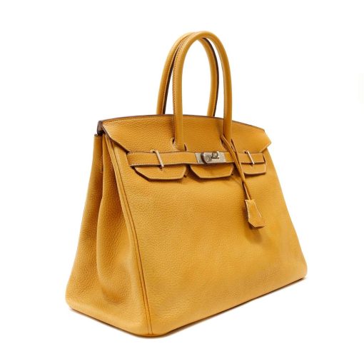 HERMES BIRKIN 35 YELLOW TOGO GOLD HARDWARE - Image 3