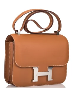 Hermès Gold Constance 24 Cm
