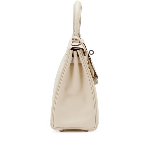 Hermes Nata Swift In and Out Kelly Retourne 25 Palladium - Image 2
