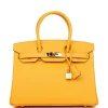 Hermès Birkin 30 Jaune D'or Epsom Gold Hardware