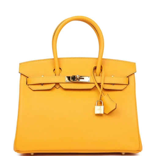 Hermès Birkin 30 Jaune D'or Epsom Gold Hardware