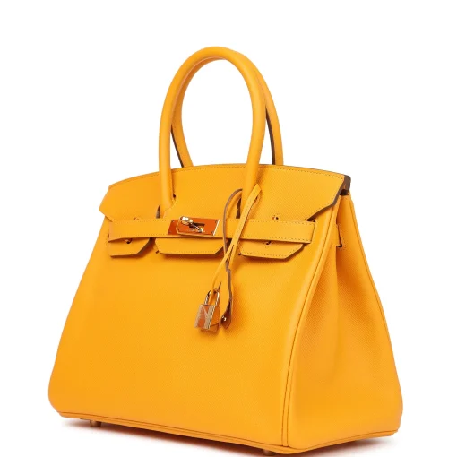 Hermès Birkin 30 Jaune D'or Epsom Gold Hardware