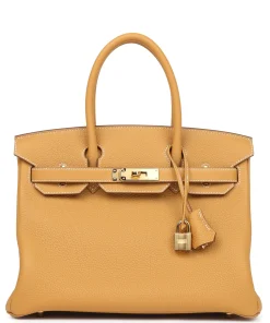 Hermès Birkin 30 Natural Sable Togo Gold Hardware