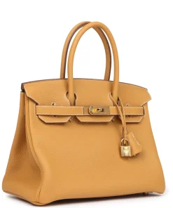 Hermès Birkin 30 Natural Sable Togo Gold Hardware