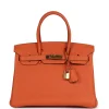 Hermès Birkin 30 Orange Togo Gold Hardware