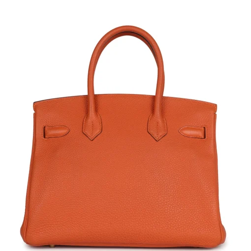 Hermès Birkin 30 Orange Togo Gold Hardware
