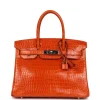 Hermès Birkin 30 Orange Shiny