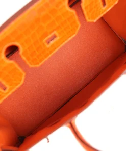 Hermès Birkin 30 Orange Shiny