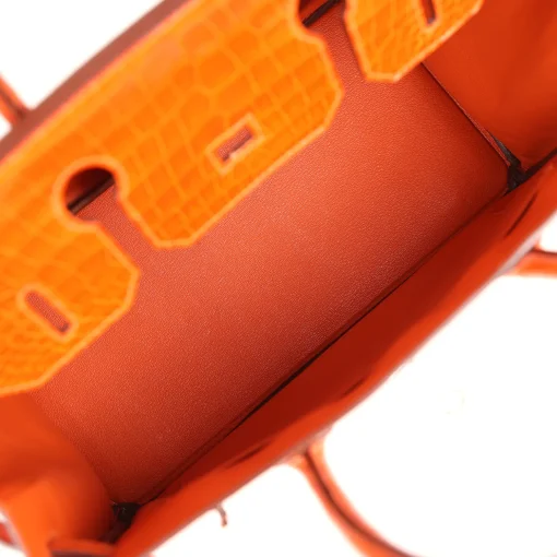 Hermès Birkin 30 Orange Shiny