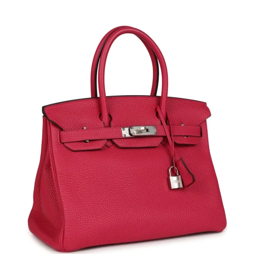 Hermès Birkin 30 Framboise Togo Palladium Hardware